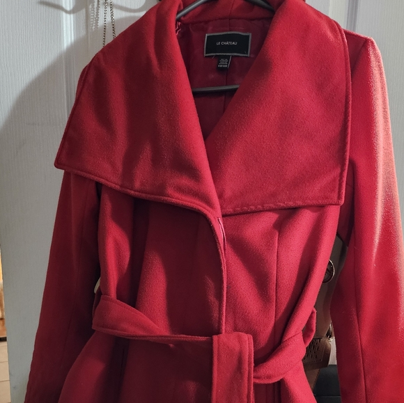 Coat - XXS red Coat for Fall from Le Chateau - Picture 2 of 3